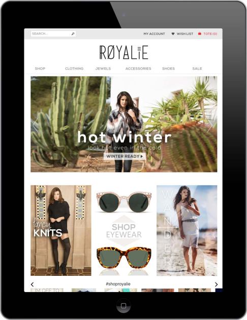 Royalie iPad Banner